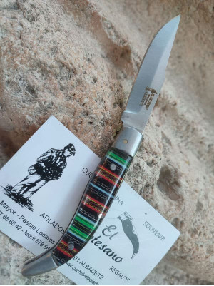 NOVEDAD NAVAJA MANCHEGA VERDE PEQUEÑA